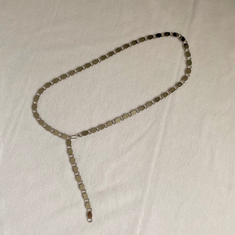 🌺 Silver Tone Metal Belt 🌺